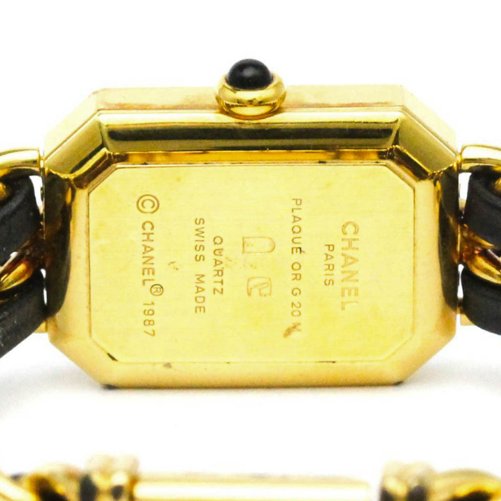 CHANEL Premiere Size L Gold Plated Quartz Ladies Watch H0001 BF583109 - Picture 6 of 9